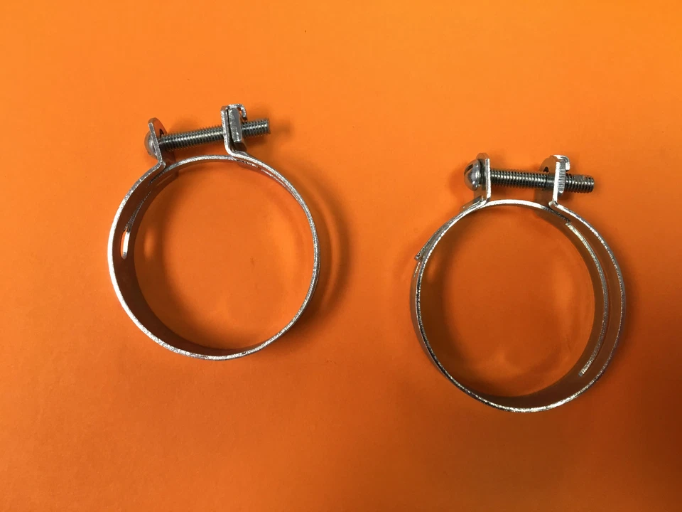 Fits Allis Chalmers Tractor B C CA D10 D12 WC WD Air Cleaner Hose Clamps (2) - Image 1 of 1