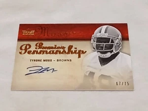 Tyrone Moss 2007 UD Premier - Premier Penmanship Bronze #PP-TM Auto #'d /75 - Bild 1 von 2