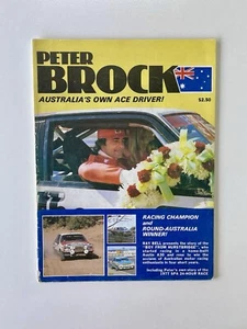 PETER BROCK Australia's Ace Driver Magazine 1979 Ray Bell Motorsports Racing - Picture 1 of 10