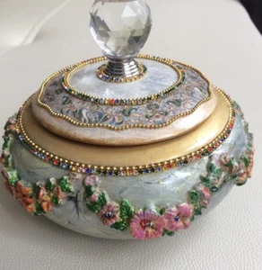 Individual author's work Hand made jewelry Trinket BOX "Tenderness" - Picture 1 of 8