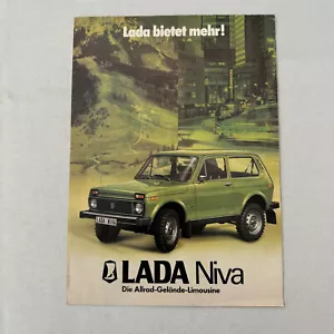 Lada Niva Car Sales Brochure Catalog German Language European Market - Picture 1 of 6