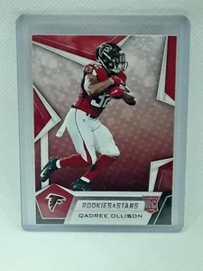 Qadree Ollison 2019 Rookies & Stars Football - RC #154 - Atlanta Falcons - Picture 1 of 2