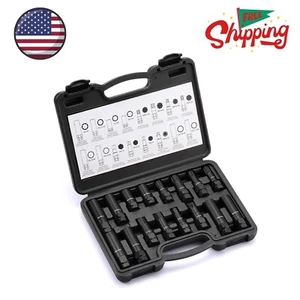 16-Piece Locking Lug Nut Master Key Set of Spline Star and Hex Style Keys, ... - Picture 1 of 10