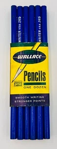 Docena de lápices Wallace Bonded Young Writer de colección #265 hechos en EE. UU. nuevo stock antiguo - Imagen 1 de 4