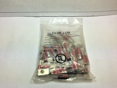 Izzy Lug i8-14, #8 Stranded, 1/4” hole, Long barrel, inspection hole - 50 pcs - Image 1 of 4