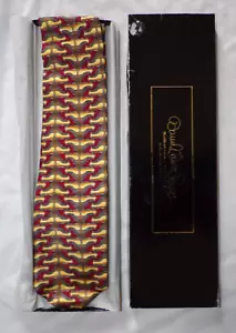 Men's Novelty Silk Tie Birds David Anson Russo Blublocker Collection NIB - Picture 1 of 15