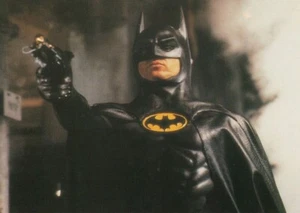 1989 Batman Film Euro Postkarte 10 x 15 cm (6" x 4") Michael Keaton #2 sehr selten - Bild 1 von 3