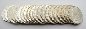 Full Roll (20) 1884-O US Morgan Silver Dollars AU/BU - Picture 1 of 3