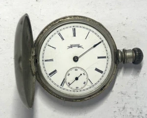 Antique 1887 Elgin Grade 94 11 j 6 s Double Hunter Watch NOT RUNNING - M65 - Picture 1 of 8