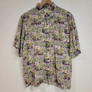 Vtg Miles Collection by Reyn Spooner Mens Medium Hawaiian Button Shirt - Picture 1 of 8