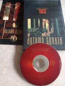1978 1999 CRITERION COLLECTION AUTUMN SONATA DVD WITH INSERT - Picture 1 of 2