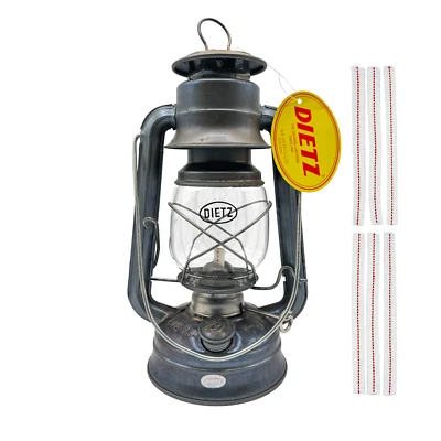 LOM - Linterna de aceite original sin terminar Dietz #76 con tiras de mecha de 1/2" Foto 1 de 4