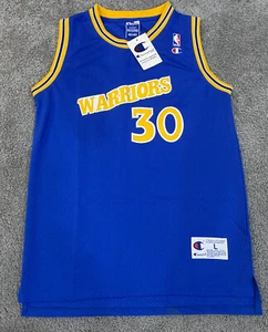 Vintage Steph Curry #30 NBA Golden State Warriors Champion jersey Sz Large NWT - Picture 1 of 9