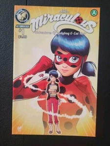 Miraculous Adventures Of Ladybug & Cat Noir 1 Rare NM Variant Cover A 2017 - Picture 1 of 12