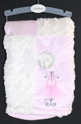 NUEVO CON ETIQUETAS KYLE & DEENA Bailarina Aplique 30 x 30 Manta Bebé con Percha BK1003364MX Foto 1 de 4