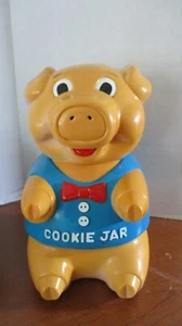 FUN-DAMENTAL 1990 OINKING SCHWEINE KOKUSSGLAS ~ Macht Schweine beim Öffnen Geräusche schnauben - Bild 1 von 4
