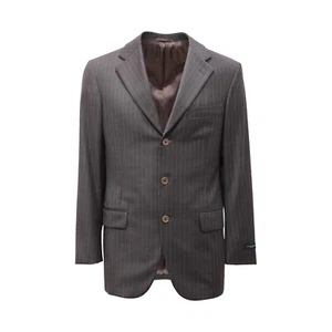 0345AU abito uomo BURBERRY man pinstripes wool suit - Picture 1 of 4