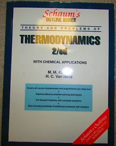 Theory of Problems of Thermodynamics 2/ ED by M. M. Abbott & H. C. Van Ness - Picture 1 of 2