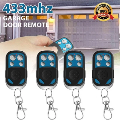 433 MHz 4-tlg Universal Funk Fernbedienung Alarmanlage Handsender Garagentor DE - Bild 1 von 4