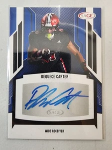 Serie baja Sage Hit 2024 - Autógrafos Dequece Carter #A-DC2 (AU, RC) - Imagen 1 de 2
