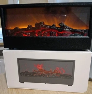 Design Luftbefeuchter. Kaminfeuer wohlfühl Atmosphäre  - Bild 1 von 4