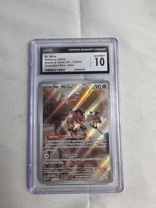 Pokemon TCG - Mr. Mimo 179/165 Scarlet & Violet 151 inglese CGC gemma come nuovo 10 179 - Foto 1 di 2