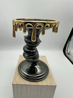 2021 Bath & Body Works Halloween Wicked Candle Holder Pillar Stick Drips Read - Image 1 of 4