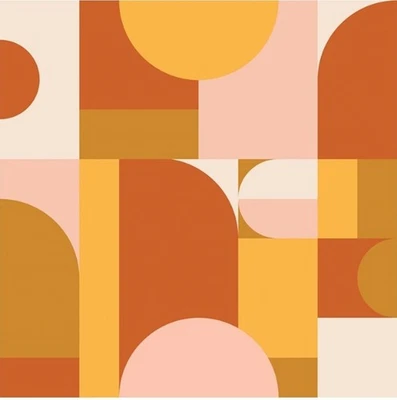 Nuwallpaper Boxanne Orange Peel and Stick Wallpaper VGS6439  - Image 1 of 4