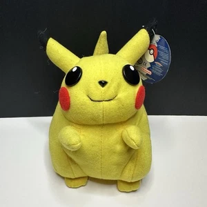 Vintage Nintendo Play By Play Pokemon gelbes Pikachu rote Wange Stofftier Plüschpuppe 8 Zoll - Bild 1 von 10