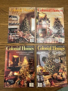 Lot Of 4 Colonial Homes VTG Christmas Magazines 1992, 1993, 1994, 1995 NICE! - Bild 1 von 6