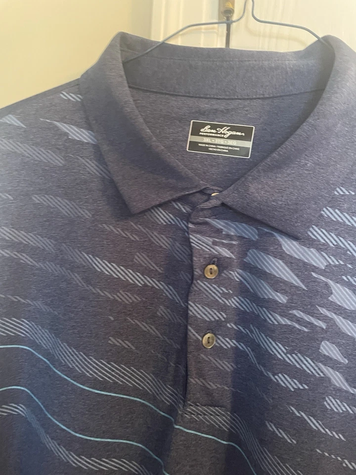 Camisa de golf deportiva Ben Hogan Performance para hombre talla 3XL azul marino Foto 1 de 4