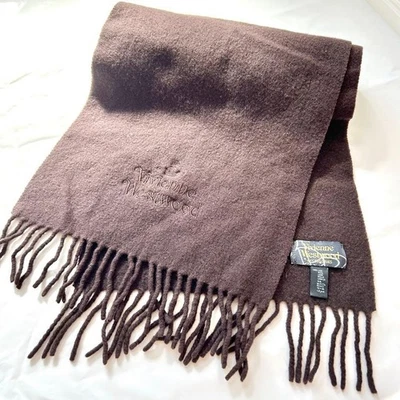 Vivienne Westwood Silenciador Bufanda Gamuza Marrón Usado Elegantes Accesorios Japón Foto 1 de 4