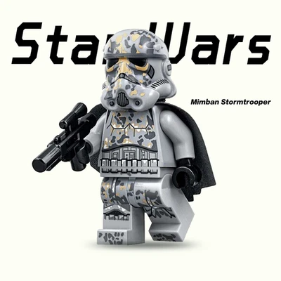 4 Pack Star Wars Mimban Stormtrooper Custom Minifigure for gift 2 inch - Image 1 of 2