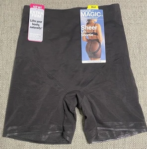 Naomi & Nicole® Shapewear Women's Medium Inside Magic® Sheer Lift Shortie 7969 - Picture 1 of 8