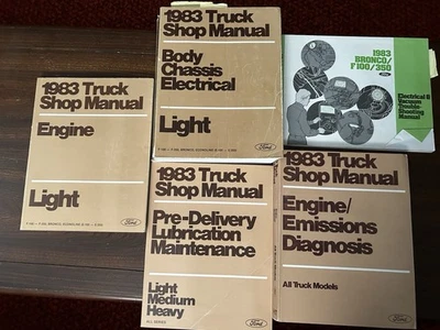 1983 Ford Truck & Van OEM Shop Manuals - Image 1 of 3