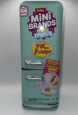 ¡DIFÍCIL DE ENCONTRAR! Nuevo Zuru Mini Brands *Llena el Nevera* JUEGO REFRIGERADOR Foto 1 de 4