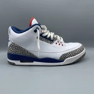 Nike Air Jordan 3 Retro OG Mid True Blue sneakers da uomo taglia 13 con scatola originale pulite - Foto 1 di 15