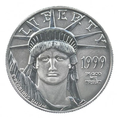 1999 $100 American Platinum Eagle 1 Oz Platinum *3571 - Image 1 of 3