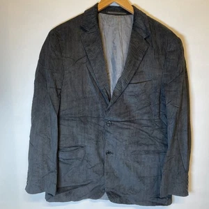 Canda Corduroy Blazer Mens EU 52 UK 42 Two Button Striped Retro Preppy - Picture 1 of 7