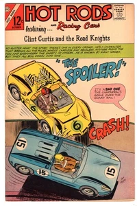 HOT RODS and RACING CARS #81 1966 Charlton Silver Age SLOT CARS Nazi Bikers - Picture 1 of 2