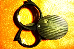 Bausch & Lomb Mini Dual Lenses Folding Pocket Lupe 4x 5x 9x USA - Bild 1 von 3