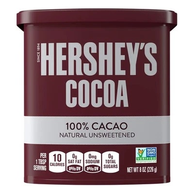 Paquete de 3 cacao en polvo sin azúcar Hershey para hornear y cocinar Foto 1 de 3