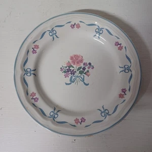 Vintage Newcor Steinzeug 1988 Salat-/Dessertteller 6026 Victoria Thailand 7,5" D - Bild 1 von 4