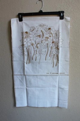 Kit de bordado de almohada Sunset Designs Vintage 1978 2943 hilo y lona cremallera B Foto 1 de 3