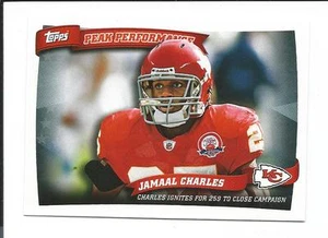 2010 Topps Peak Performance JAMAAL CHARLES (CHIEFS) - Picture 1 of 1