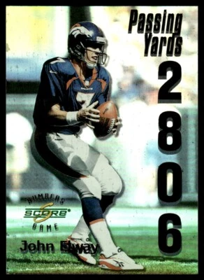 1999 Score Numbers Game John Elway 1134/2806 Denver Broncos #8 - Image 1 of 2