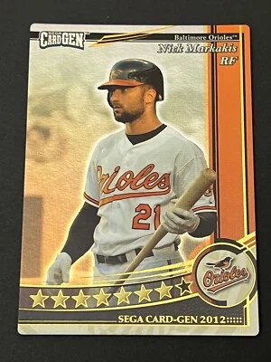 NICK MARKAKIS - 2012 Topps Sega Card-Gen Japanese RARE FOIL Parallel #R01 - Image 1 of 2