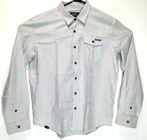 NO FEAR Long Sleeve Men's Dress Shirt - Size M 97 Pit to Pit: 57 cm VGC. - Picture 1 of 12