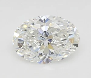 Lab Grown 0.33 Ct OVAL Cut H Color VS1 Clarity IGI Certified CVD Diamond - Picture 1 of 13