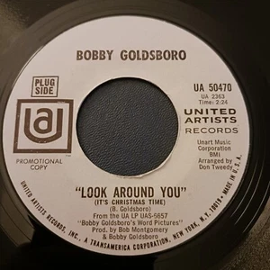 Bobby Goldsboro Look Around You (It's Christmas Time) (UA 50470) Christmas Wish - Imagen 1 de 2